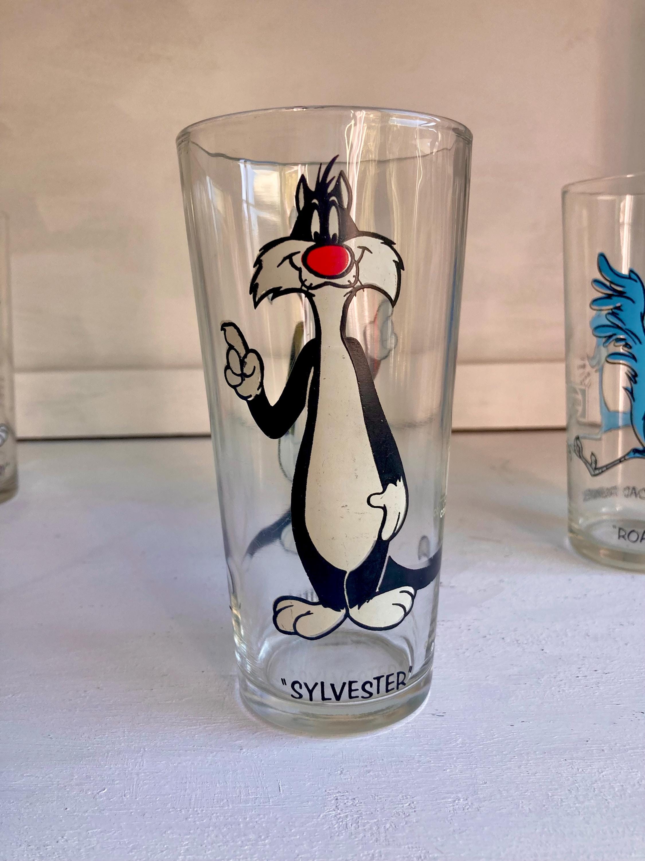 1973 ペプシ ヨセミテサム ダッフィダック ワーナー グラス 2個セット Vintage 1973 Loony Toons Pepsi Collectible Drinking Glasses