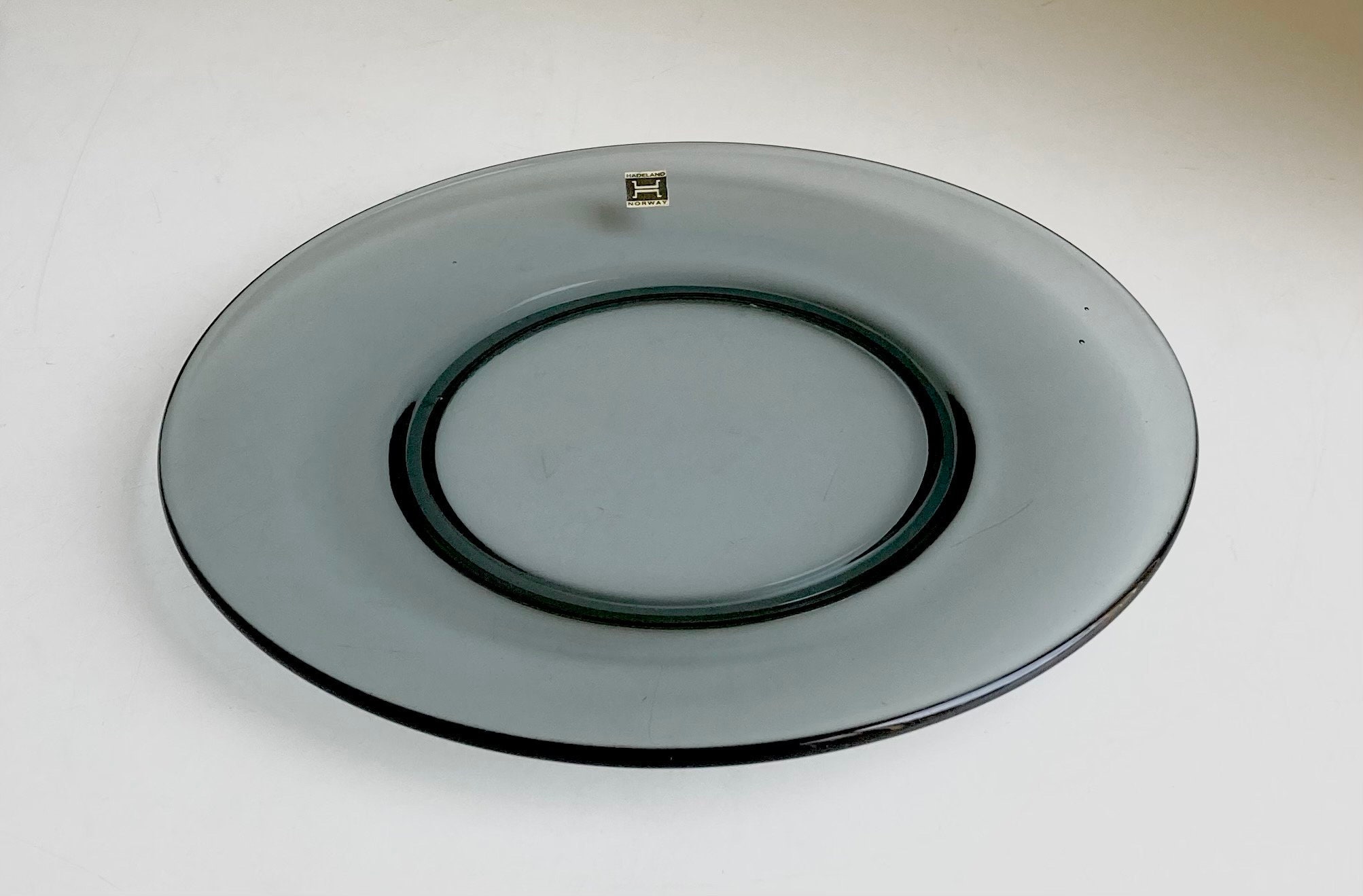 Hadeland Norway Smoke Glass 7.5