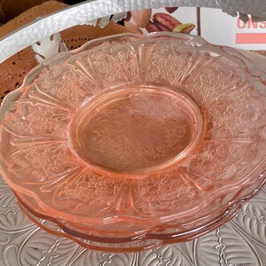 Vintage Jeanette Cherry Blossom Pink Depression Glass Choose from 11 4 Saucers