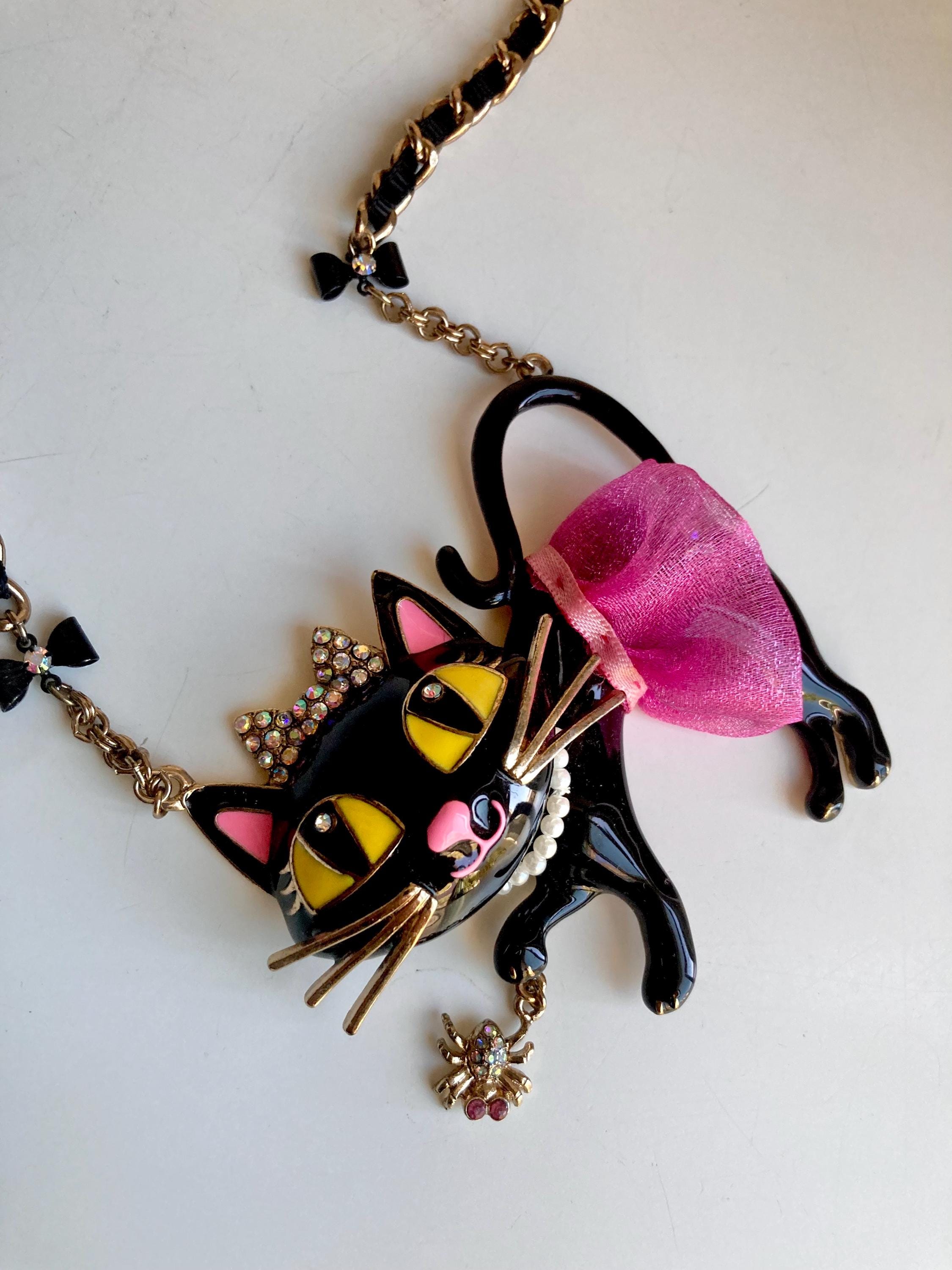 Mermaid Inspired Betsey Johnson Cat Mermaid Earrings Betsey