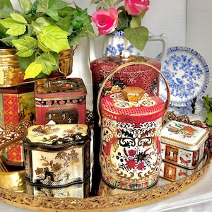 Vintage Tins Made in England - Choose from Various Designs