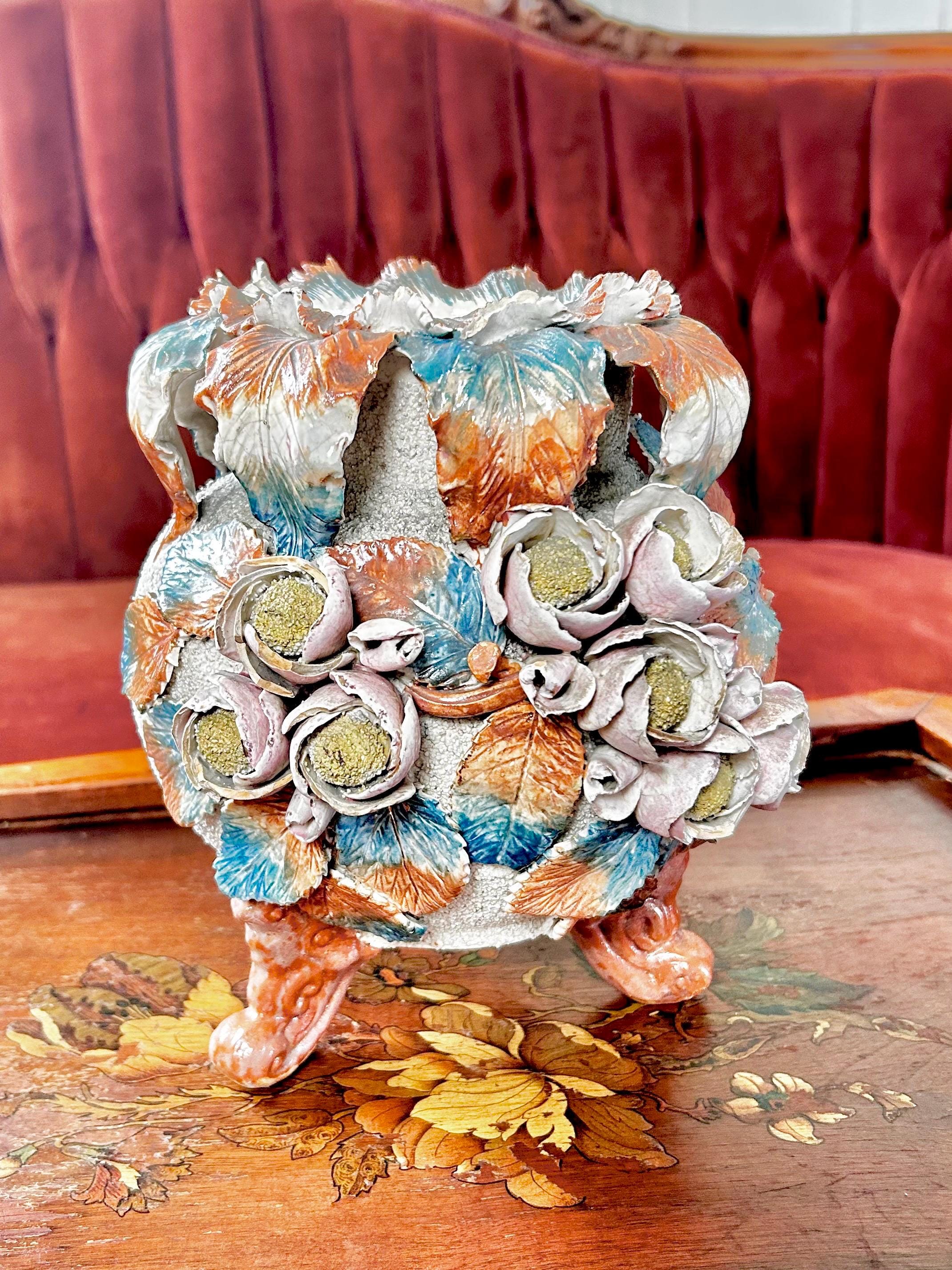 Majolica vase - Etsy 日本