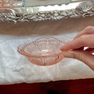 Vintage Jeanette Cherry Blossom Pink Depression Glass Choose from 11 3 Sorbet Bowls 5"