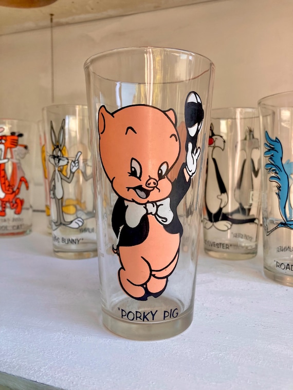 1973 ペプシ ヨセミテサム ダッフィダック ワーナー グラス 2個セット Looney Tunes Glasses - 1973 - 1976 - Pepsi - Warner Bros