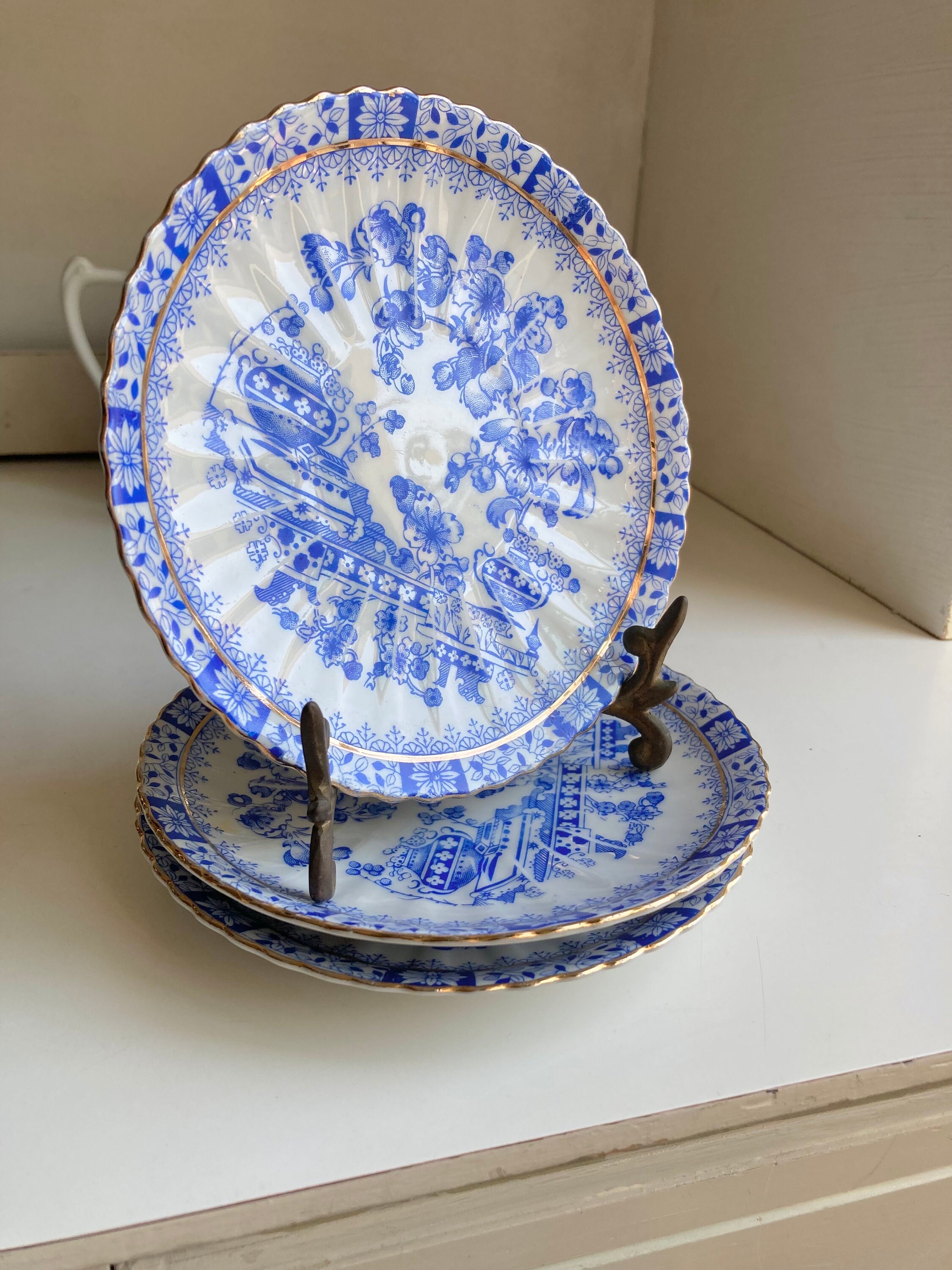 Vintage Classic Blue and White Fine China - 