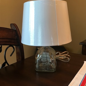 Patron Silver Tequila Liquor Bottle Lamp