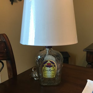 Crown Royal Liquor Bottle Lamp