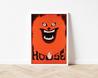 Hausu / House 1977 Poster - 7x5/A4/A3 Unframed Print - Wall Decor