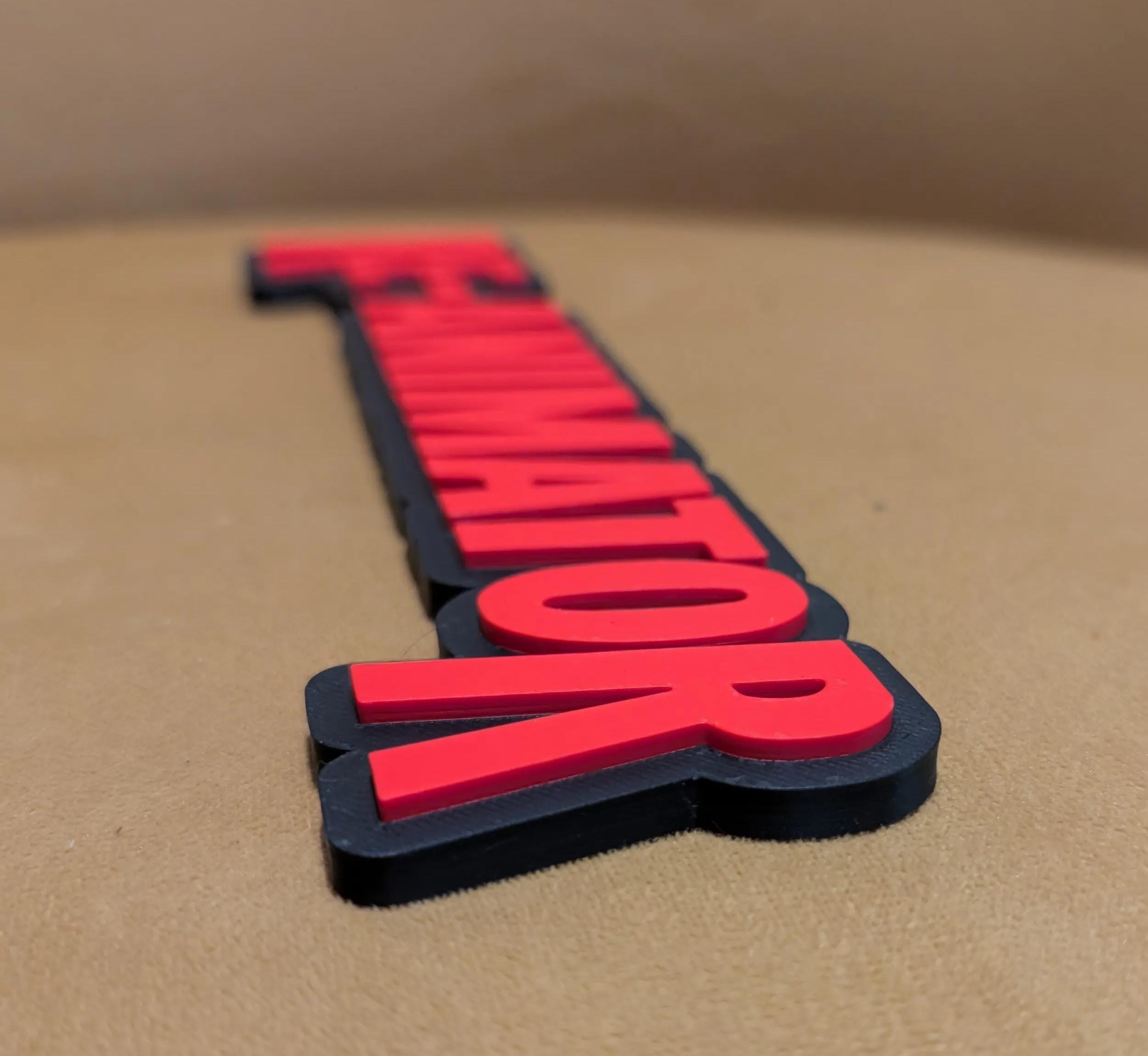 Re-animator Shelf Sign, Horror Movie Logo (compact 3D Printed) - Etsy ...
