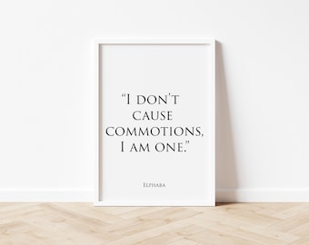 Wicked Musical Quote Print: Unframed A4, A3, 7x5 Sizes