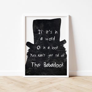 The Babadook Poster - A3/A4 Unframed Print