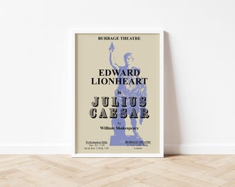 Edward Lionheart Vincent Price Poster, Theatre of Blood (A3, A4, 7x5)