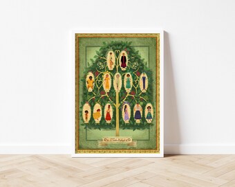 Familia Madrigal - Family Tree A3/A4/7x5 Unframed Print