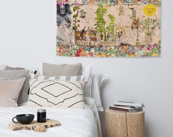 Midsommar Wall Flag: Movie Mural Decor - Polyester Fabric