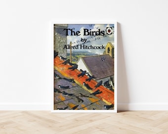 Alfred Hitchcock Print: The Birds Children's Book - Retro Movie Art