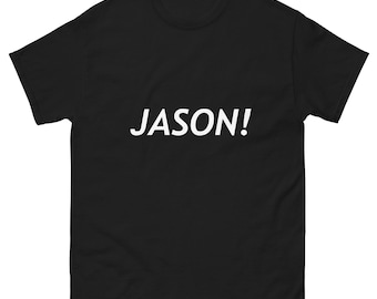 T-shirt gaming : Jason ! T-shirt décontracté en coton (tailles unisexes)