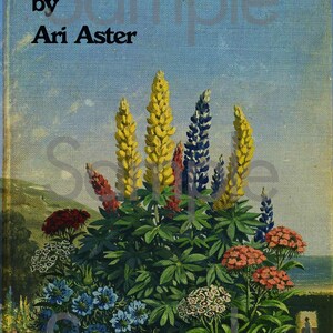 Impresión del libro "Midsommar Ladybird", estilo de terror retro (tamaños A4 y A3) imagen 2