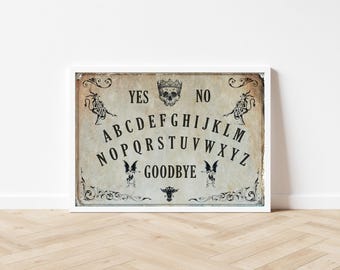 Ouija Board Antique Vintage A4/A3 Unframed Print