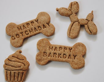Happy Barkday/Gotcha Day Dog Treats | Pet Treats | Natural | Gourmet | Peanut Butter