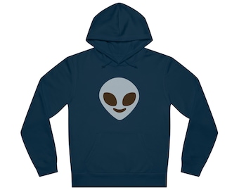 Unisex Drummer  Alein Emoji hoody
