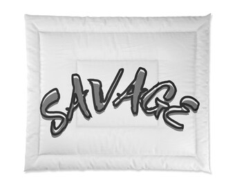 Savage Graffiti Comforter: Lightweight Polyester Blanket