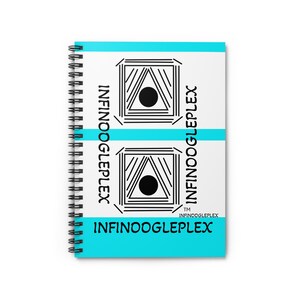 Infinoogleplex Logo Spiral Notebook | Ruled Journal