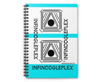 Infinoogleplex Logo Spiral Notebook | Ruled Journal