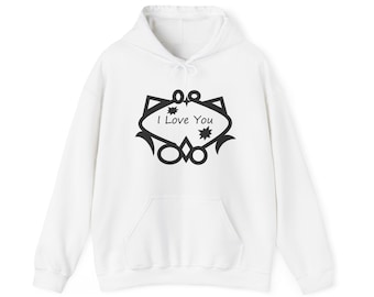 The I Love you Hooded Sweatshirt