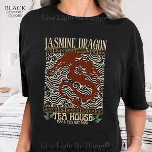 Uncle Tea Shirt  | Make Tea Not War Vintage T-Shirt | Tea Shop Vintage Tshirt | Comfort Colors | Anime Unisex Shirt | Anime Dragon Shirt