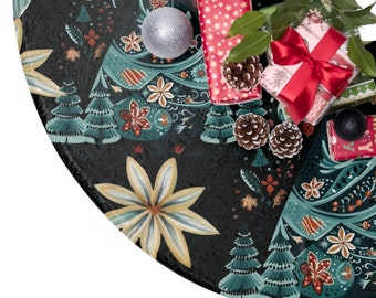 スカンジナビア風フォークスタイルのクリスマスツリースカート - Etsy 日本