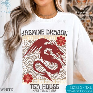 Uncle Tea Shirt | Make Tea Not War Sweatshirt | Anime Sweater Dragon Tea Comfort Colors®| Tea Shop Shirt | Vintage Uncle Tea Shop Sweatshirt