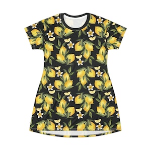 Women's Sicilian Lemon Dress, Sicilian Dress, Italia Enthusiast, Lemon Dress, Cute Sicilian, Italian Dress, Summer Dress, Dolce Vita Style