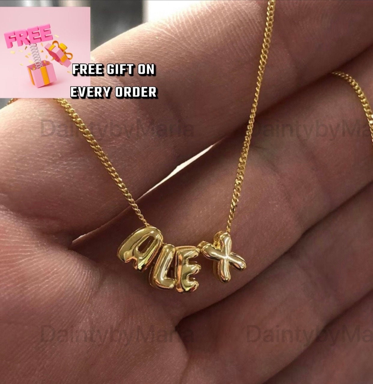 Louis Vuitton 18K Gold “Envelope Charm Letter Charm” Pendant