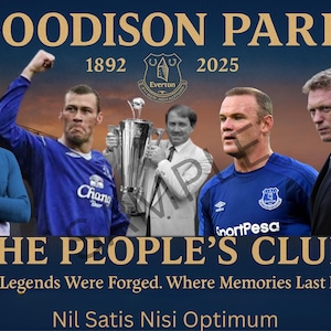 Goodison Park Tribute Poster – “The People’s Club A3/A4 Poster