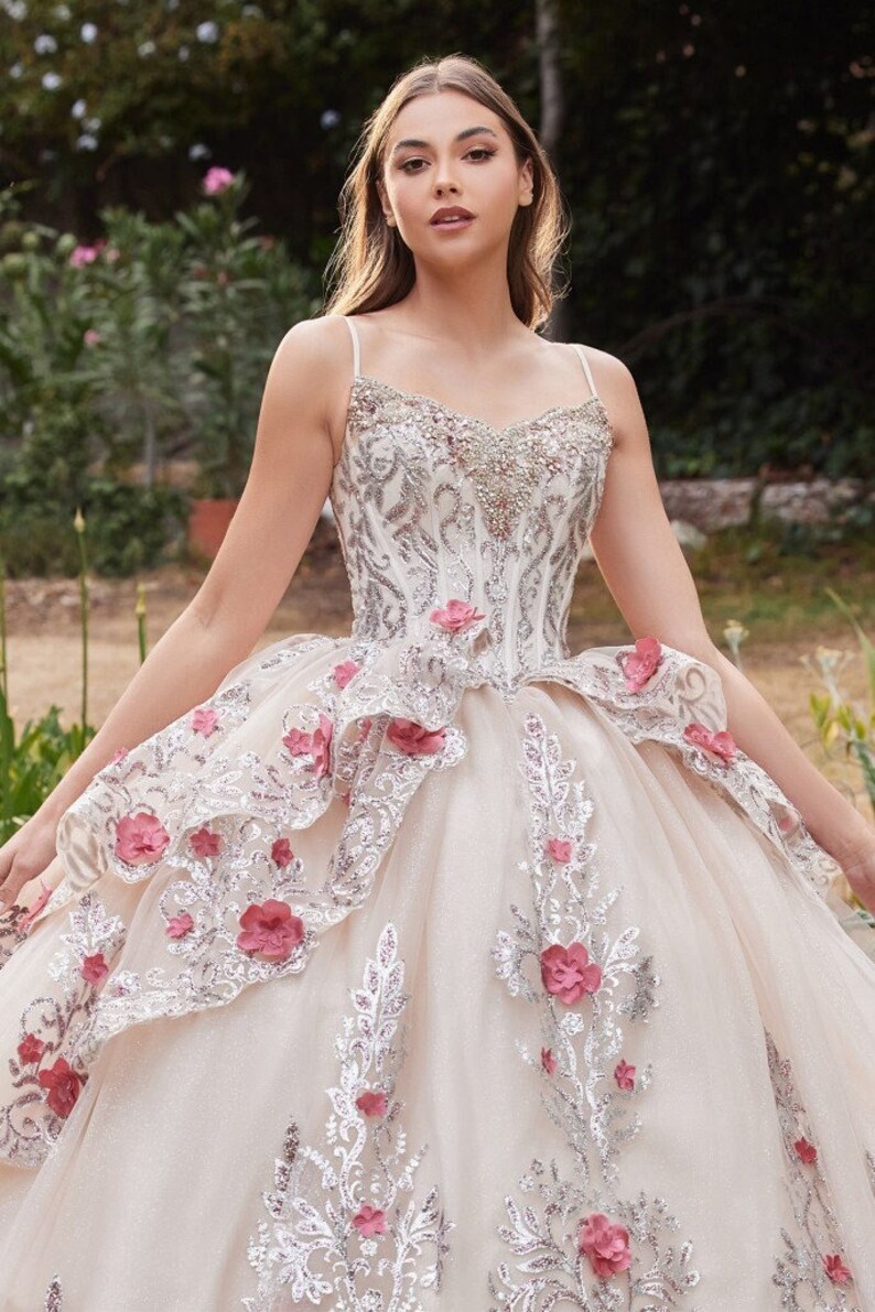 Layered Tulle Sweetheart Neckline Quinceanera Ball Gown 15709 By Ladivine