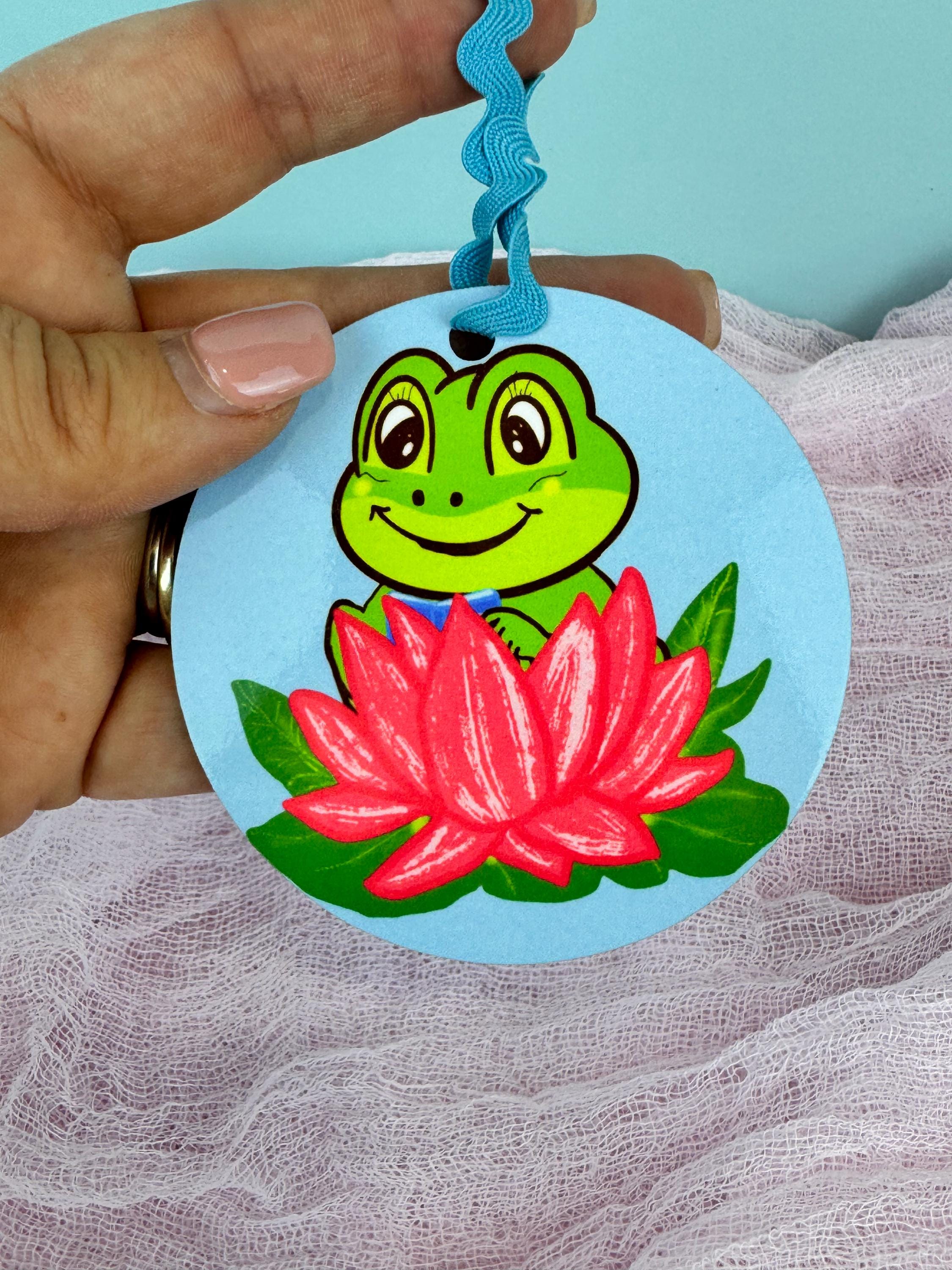 Frog Ornament: Handmade MDF Wooden Tree Decoration