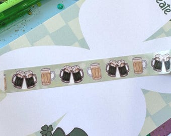 Beer Mug Washi Tape For Adult Planner Pages