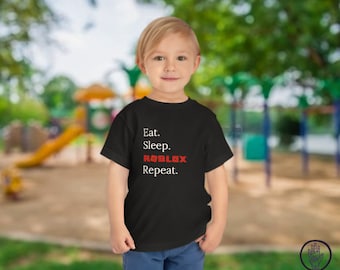 Roblox Halloween Kids Tee: Eat Trick or Treat Repeat Fun 