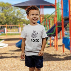 ACDC Tshirt, Kids Tshirt, Band Shirt, Concert Shirt, Vintage ACDC Shirt, High Voltage Unisex Shirt, Classic Rock