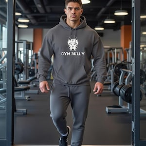 Gym Bully Pitbull Hoodie: Fitness Lifting Athletic Sweatshirt
