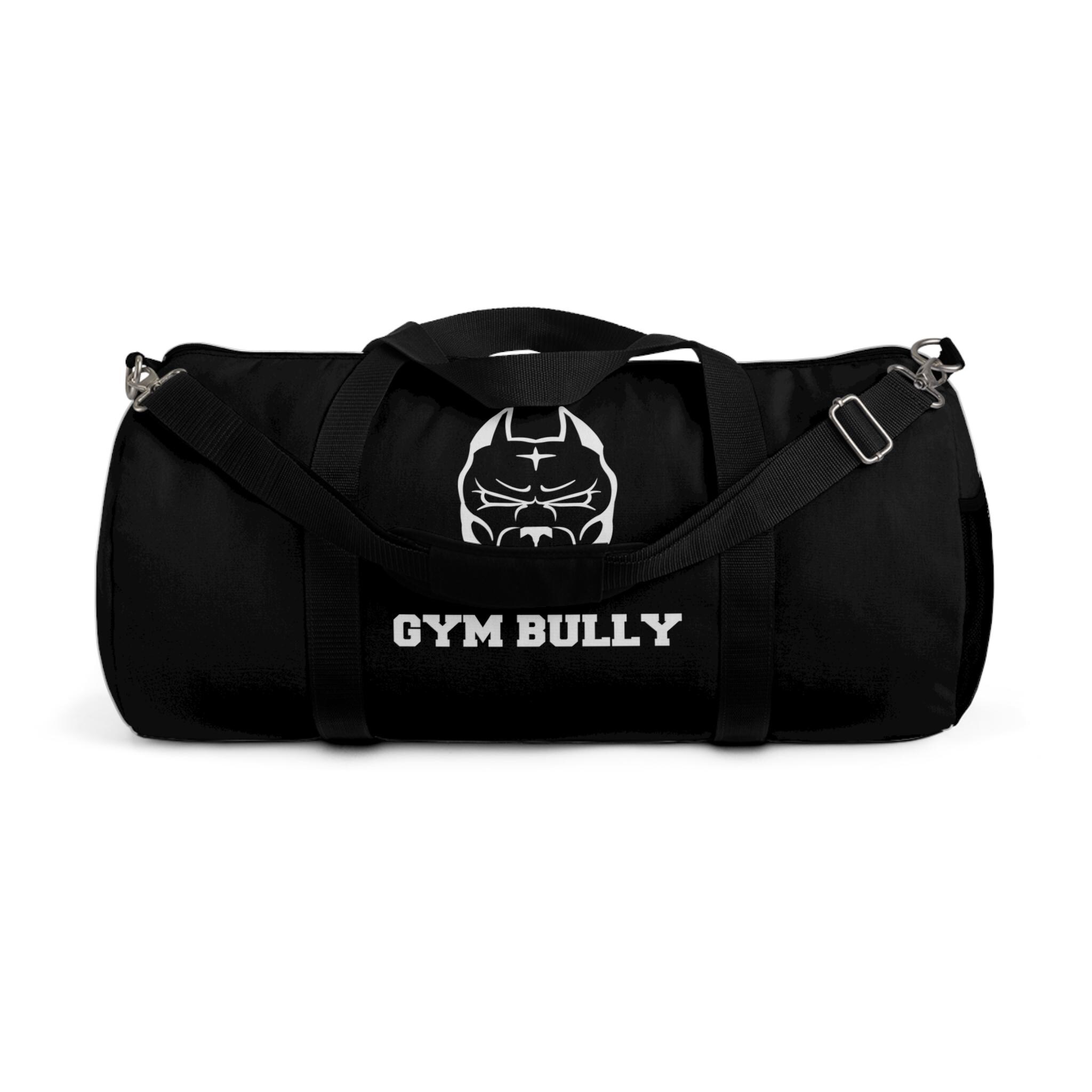 Black Gym Bully Duffel Bag - Fitness Enthusiasts Workout Gear Travel ...