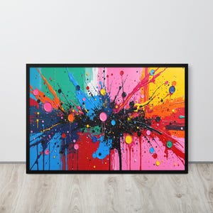 Printable Wall Art Colorful Abstract Modern Home Decor Instant Download Digital Art Print