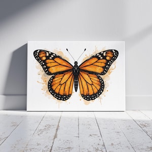 Monarch Butterfly Wall Art: Nature-Inspired Nursery Decor (Digital Download)