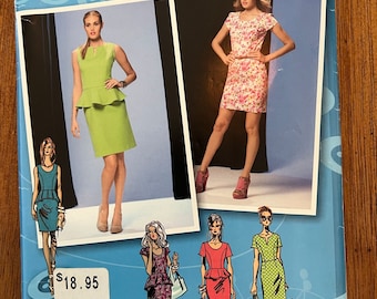 UNCUT 2013 Simplicity Project Runway #1650 Dress Pattern. Sizes 4-6-8-10-12.