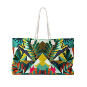 Abstract Tropics Pattern C Weekender Bag