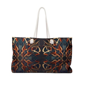 Abstrakt Gothic Muster B Weekender Tasche