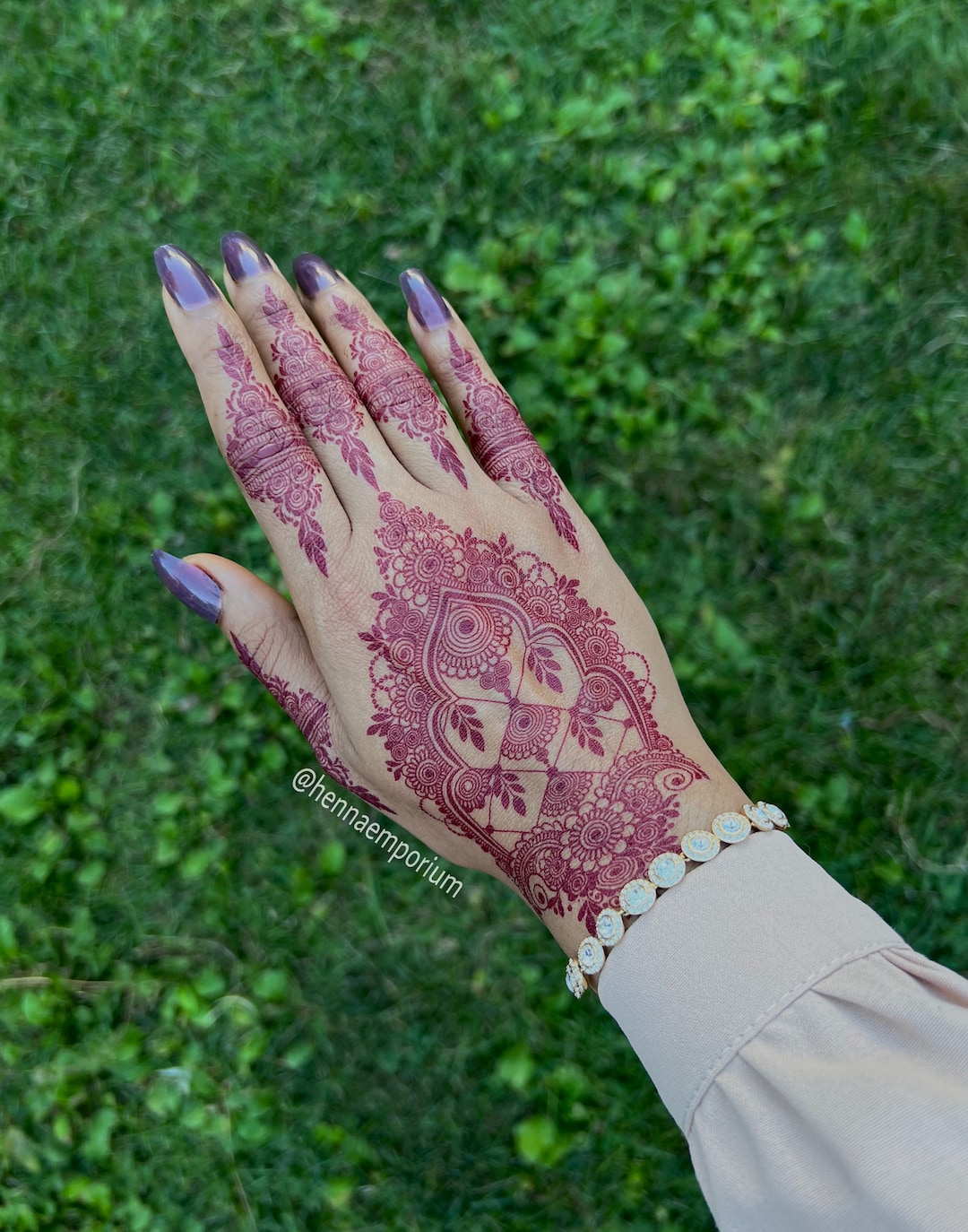 Henna Temporary Tattoo Henna Instant Henna Stickers Etsy