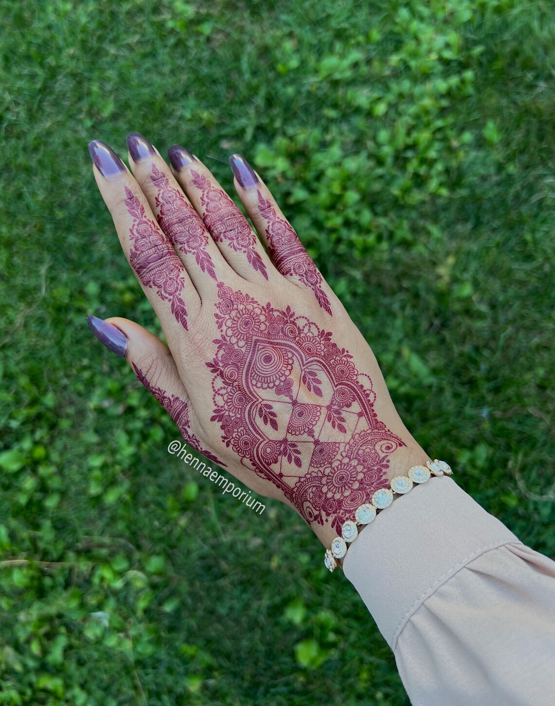 Henna Temporary Tattoo Henna Instant Henna Stickers Etsy