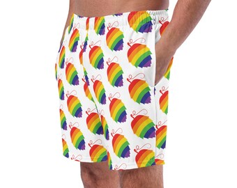 The Hopkini™ Rainbow  Hop Recycled Swim Trunks