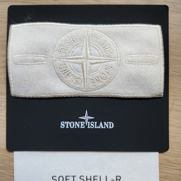 Stone Island White Ghost Badge